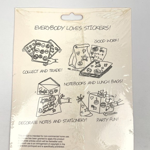 VTG 90s Gibson Christmas Sticker Packs Set of 3 NEW SEALED - Nativity & Angels - Picture 12 of 14